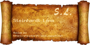 Steinhardt Léna névjegykártya