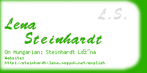 lena steinhardt business card